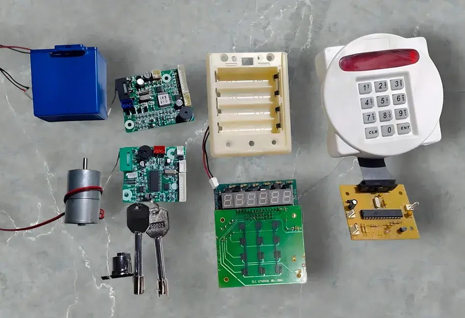 Ferramentas usadas para manutenção de cofres